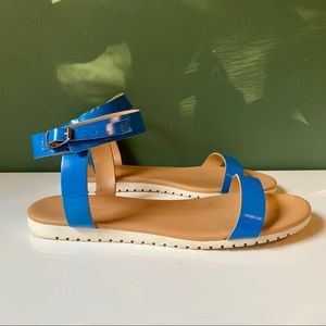 J. Crew Glossy Leather Sandal